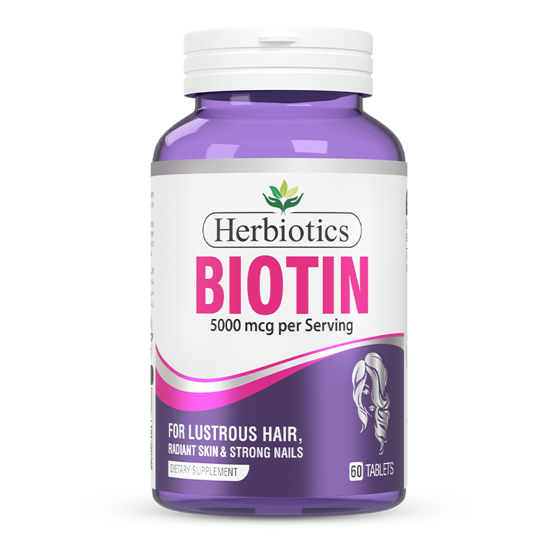 Biotin 5000 mcg (Top-Rated Biotin in Pakistan for Rapid Hair Growth)