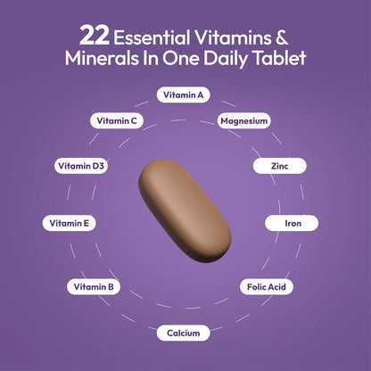 Multilife Women Multivitamin | 22 Vitamins & Minerals | 60 Tablets